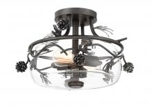 Minka-Lavery 2753-694 - 2 LIGHT SEMI FLUSH