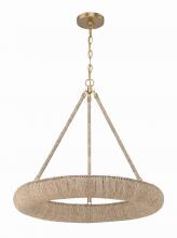 Crystorama OAK-7536-SG - Oakley 6 Light Soft Gold Chandelier