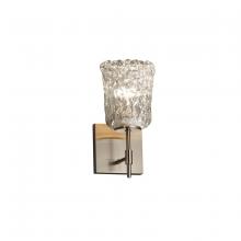 Justice Design Group GLA-8411-16-CLRT-NCKL - Union 1-Light Wall Sconce (Short)