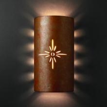 Justice Design Group CER-9015-PATR-LED2-2000 - Sun Dagger Large Cylinder - Open Top & Bottom - LED