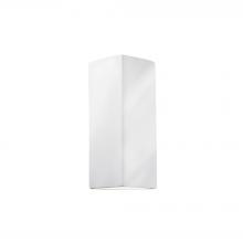 Justice Design Group CER-5145-WHT-LED1-1000 - ADA Peaked Rectangle - LED