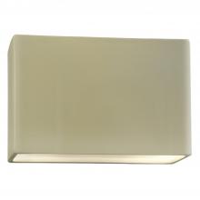 Justice Design Group CER-5640W-VAN-LED1-1000 - Small ADA Rectangle (Outdoor) LED Wall Sconce - Closed Top