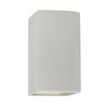 Justice Design Group CER-5910W-MAT-LED1-1000 - Small ADA LED Rectangle - Closed Top (Outdoor)