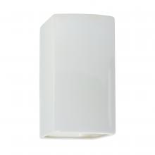 Justice Design Group CER-0915W-WTWT - Small Rectangle - Open Top & Bottom (Outdoor)