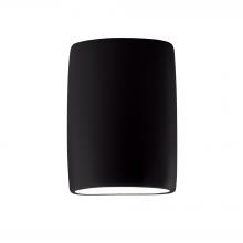 Justice Design Group CER-8858-CRB-LED2-2000 - Large ADA Cylinder - Open Top & Bottom - LED