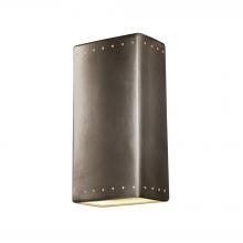 Justice Design Group CER-1185W-ANTS-LED2-2000 - Really Big Rectangle w/ Perfs - Open Top & Bottom (Outdoor) - LED