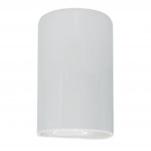 Justice Design Group CER-1260W-WTWT - Large Cylinder - Closed Top (Outdoor)