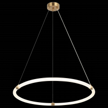 Matteo Lighting C34832AG - Inkara Aged Gold Brass Pendant