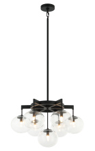 Matteo Lighting C38107MB - Bulbus Matte Black Pendant