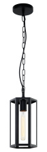 Matteo Lighting C64501MB - Creed Matte Black Pendant