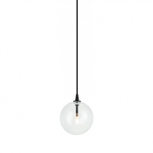 Matteo Lighting C81801BKCL - Bolha Black Pendant