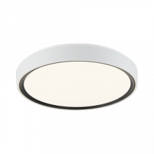 Matteo Lighting M10602WHBK - Alamus Aged Gold Brass + White Ceiling Mount