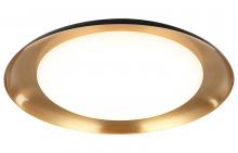 Matteo Lighting M12218BKAG - Lalonde Black Ceiling Mount