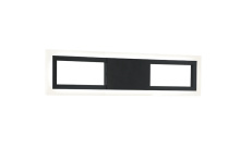 Matteo Lighting S02518MB - Valance Matte Black Wall Sconce