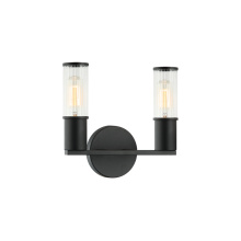 Matteo Lighting S02802MB - Klarice Matte Black Wall Sconce