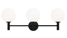 Matteo Lighting S06003BKOP - Cosmo Black Wall Sconce