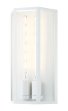 Matteo Lighting W64502WH - Creed White Wall Sconce