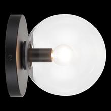 Matteo Lighting WX06001BKCL - Cosmo Black Wall Sconce / Ceiling Mount