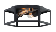Matteo Lighting X64502MB - Creed Matte Black Ceiling Mount