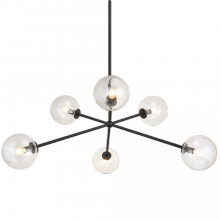 Matteo Lighting C81706BKCL - Novo Black Pendant