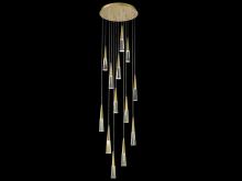 Avenue Lighting HF7713-BB - Encino 13 Light Crystal And Metal Multi Port Pendant
