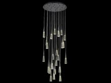 Avenue Lighting HF7725-GM - Encino 25 Light Crystal And Metal Multi Port Pendant