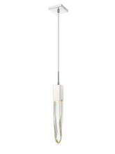 Avenue Lighting HF1901-1-AP-CH-C - Aspen Collection 1 Light Clear Crystal Pendant