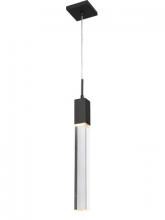 Avenue Lighting HF1901-1-GL-BK-C - The Original Glacier Collection 1 Light Clear Crystal Pendant