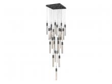 Avenue Lighting HF1904-25-GL-DBZ - The Original Glacier Collection 25 Light Bubbled Crystal Multi Port Pendant