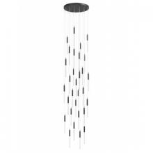 Avenue Lighting HF2031-SNW-BK - Main Street Collection 31 Light Snow Acyrlic Multi Port Pendant