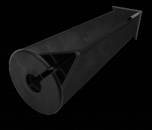 GML ILS-A100P LARGE STAKE W/ SLOT BLACK ABS