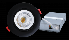 GM Lighting MDL-4AR-5CCT-BK - 120V MicroTask4 Mini IC Rated Recessed LED Downlight
